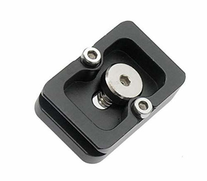 Picture of Fotasy 25mm Arca Swiss Plate, 25mm QR Plate, Quick Release Plate, Small Arca Plate, Tiny Quick Release Plate fits Arca-Swiss Universal Standard Clamp for Mirrorless Camera Compact DC Tripod Ballhead