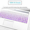 Picture of Keyboard Cover for 17.3" HP Envy 17 Series 17m-ae011 17m-ae111 /17.3 hp 17-bs Series 17-bs010 bs020 bs019 bs049 /15.6" HP Envy X360 15/17.3 HP Pavilion 17-ar050wm 17-cd1085cl Keyboard Cover -GPurple