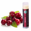 Picture of USDA Organic Lip Balm 4-Pack by Earth's Daughter - Cherry Flavor, Beeswax, Coconut Oil, Vitamin E - Best Lip Repair Chapstick for Dry Cracked Lips.