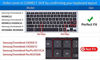 Picture of Keyboard Cover for Samsung Chromebook 4+ 15.6" XE350XBA-K01US XE350XBA-K03US XE350XBA-K05US/ 11.6" XE310XBA-K01US XE310XBA-K02US XE310XBA-K03US/Chromebook Plus V2 XE520QAB-K01US 12.2", Gradual Mint