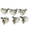 Picture of Guitar Potentiometer Audio Pots A250K OHM Replacement Pack of 10 18mm Shaft Base Dia 16.5mm