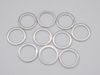 Picture of AOIT 10 Pcs Aluminum Transmission Fluid Drain Plug Crush Washer Seal Fits for Toyota Prius Corolla Tacoma Camry, Replacement for The Part# 90430-18008, Used for Change Transmission Fluid