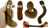 Picture of JA-RU Stretchy Poopster Sensory Toys (1 Pack) Stress Relief Toys | Fidget Toys for Kids and Adults. Autism Toys & Party Favors. Like The Stretchy Banana But Poo. Plus 1 Bouncy Ball. 6448-1p