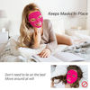 Picture of 5 Pieces Reusable Silicone Facial Mask Facial Mask Cover Silicone Skin Mask Reusable Moisturizing Face Silicone Face Wrap for Sheet Prevent Evaporation Masks Face Care Tool (Rose Red)