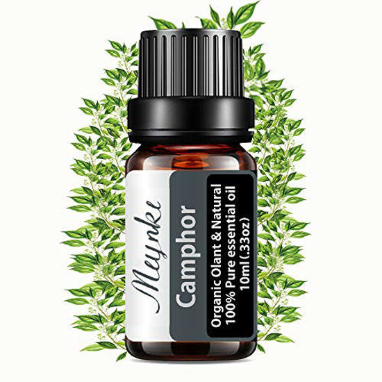 Picture of Camphor Essential Oils Organic Plant & Natural 100% Pure Camphor Oil for Diffuser, Humidifier, Massage, Sleep, Bath, SPA, Skin & Hair Care-10ml