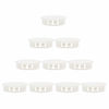 Picture of ONLYKXY 10 Pcs 38MM Diameter Nylon Plastic Round Snap in Type Locking Furniture Hole Plugs Button Protective Cover Cap Head Color White (White 38mm/1.49inch)