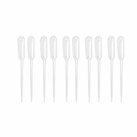 Picture of Yesallwas Plastic pippets Dropper 2ml 100Pcs, Large Pipette Dropper for Lab Measuring and distributing Liquid (2ml 100pcs)