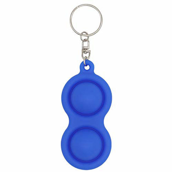 Picture of Keecuty Fidget Toy Cheap Push Pop Fidget It Toy, Push Pop Bubble Sensory Fidget Toy Silicone Pop Bubble Sensory Silicone Toy Simple Dimple, Stress Reliever,Anxiety Relief Tool (Blue)