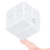 Picture of Infinity Cube Fidget Toy Stress Relieving Fidgeting Game for Kids and Adults,Cute Mini Unique Gadget for Anxiety Relief and Kill Time (White)