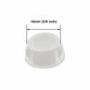 Picture of Zorfeter 30 Pcs White Hole Plugs 16mm (5/8 inch) Plastic Panel Plugs Hole Plugs Post Pipe Insert End Caps