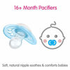 Picture of MAM Original Matte Pacifiers 16 Plus Months, Baby Girl, Best for Breastfed Babies, Sterilizing Storage Case, Girl, 2 Count