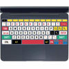 Picture of HRH Keyboard Cover for Samsung Chromebook 4 3 XE310XBA XE500C13 XE501C13 11.6"/Chromebook 4 15.6" XE350XBA/Chromebook 2 XE500C12/Chromebook Plus V2 2-in-1 XE520QAB XE521QAB 12.2,Creative Rainbow Font