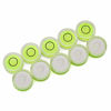 Picture of 10 Pack Bubble Spirit Level Degree Mark, 10x6mm Circular Bullseye Level Measuring Instruments Spirit Level, Use for Tripod, Phonograph, Turntable (10x6mm)