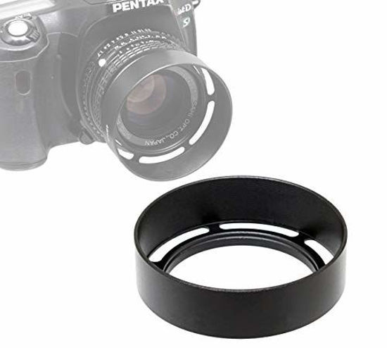 Picture of Fotasy Metal 52mm Vented Lens Hood, 52mm Metal Hood, 52mm Lens Hood for Fuji Leica Leitz Panasonic Olympus Panasonic Sony Lens, 52mm Screw-in Lens Hood