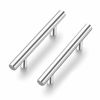 Picture of Ravinte 3 Pack | 6'' Cabinet Pulls Satin Nickel Stainless Steel Kitchen Drawer Pulls Cupboard Pulls Brushed Nickel Cabinet Handles 6Length with 3.75 Hole Center