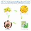 Picture of Small Garbage Bags 2.6 Gallon Biodegradable Trash Bags for Bathroom Office, Recycling Eco-Friendly Trash Can Liner with Strong Tear & Leak Resistant, Green, 80 Cts