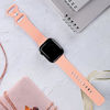 Picture of STG Sport Watch Band Compatible with Apple Watch Band 38mm 40mm 42mm 44mm, Soft Silicone Replacement Sport Strap Compatible for iWatch SE Series 6/5/4/3/2/1 (38/40mm, Cantaloupe)