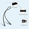 Picture of HALF CRESCEN Glasses Strap (Pack of 2) Sports Sunglass Strap Glasses Holder for Men Women (Black,Blue &Black)