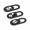 Picture of Webcam Camera Cover Slide 0.02-Inch Ultra-Thin Cute Panda Camera Cover for MacBook, iMac, Laptop, PC, iPad, iPhone, Smartphone, Protect Your Visual Privacy (Panda-Black)