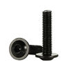 Picture of M6-1.0 x 12mm Flanged Button Head Socket Cap Screw Bolts, Allen Socket Drive, Alloy Steel Grade 10.9, Black Oxide Finish, Quantity 25