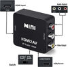 Picture of HDMI to RCA Converter, HDMI to AV 3RCA CVBs Composite Adapter , HDMI to Video Audio Converter Adapter for Older TV Supports PAL/NTSC for TV Stick, Apple TV,Roku, PS4, Xbox, Switch, DVD Player