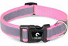 Picture of Taglory Reflective Adjustable Dog Collar, Quick Release Buckle, Pet Training Collars for Puppy Dogs, Baby Pink