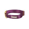 Picture of Babole Dog Collars with Safety Metal Buckle Adjustable Soft Comfortable Nylon Pet Collars for Small Medium Large Dog(Deep Purple,XS)