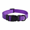 Picture of Mile High Life | Dog Collar | Nylon Thick Fabric | with Reflective Straps Three Line | Purple, Small Neck 11"-15" -20 lb