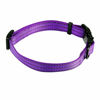 Picture of Mile High Life | Dog Collar | Nylon Thick Fabric | with Reflective Straps Three Line | Purple, Small Neck 11"-15" -20 lb