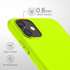 Picture of kwmobile TPU Case Compatible with Apple iPhone 11 - Soft Thin Slim Smooth Flexible Protective Phone Cover - Neon Yellow