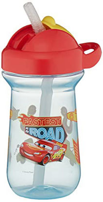 Picture of The First Years Disney/Pixar Cars Flip-Top Toddler Sippy Cup with Straw, 10 Ounce