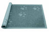 Picture of Darkyazi Cat Litter Box Mat for Floor Litter Trapping Mat Non-Slip Backing, Scatter Control, Easy Clean, Water Resistant, Soft on Paws (15.75" x 11.75",Silver Blue)