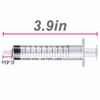 Picture of 20 Pack Large Syringes (10 ML), Plastic Garden Industrial Syringes for Scientific Labs, Measuring, Watering, Refilling, Filtration Multiple Uses