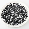 Picture of beadsland 1440pcs Flat Back Crystal Rhinestones Round Gems for Nail Art and Craft Glue Fix, Black(SS12(2.9-3.0mm))