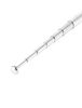 Picture of E-outstanding 2Pcs AM FM Radio Universal Antenna,M3 Female Thread 7 Section Telescopic Stainless Steel Replacement Antenna Aerial, Stretched Length 96cm 37.8" for Radio TV Electric Toys