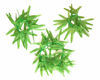 Picture of LITTLE FEATHER Green Artificial Fern Leaf Hawaiian Tropical Leis Headpiece Necklace Bracelet Set