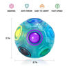 Picture of Vdealen Magic Rainbow Puzzle Ball, Fidget Ball Puzzle Game Fun Stress Reliever Magic Ball Brain Teaser Ball Toys for Children Teens & Adults