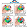 Picture of Vdealen Magic Rainbow Puzzle Ball, Fidget Ball Puzzle Game Fun Stress Reliever Magic Ball Brain Teaser Ball Toys for Children Teens & Adults