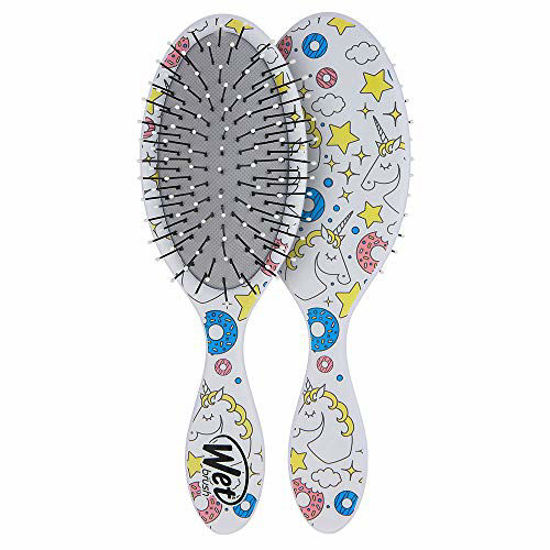 Picture of Wet Brush Kids Hair Brush Original Detangler - Unicorn - Exclusive Ultra-Soft IntelliFlex Bristles - Glide Through Tangles with Ease for All Hair Types - for Women, Men, Wet and Dry Hair