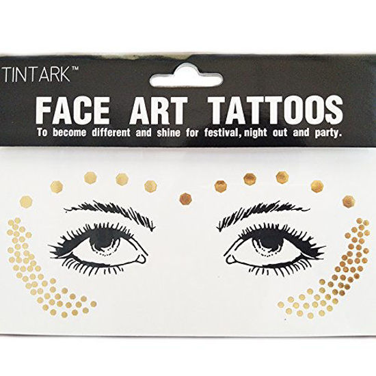 Bellaven Temporary Tattoos,Metallic,5 Large Sheets Gold Silver Glitter,  Color Flash Fake Waterproof Tattoo Stickers-For Adults or Kids - Walmart.com