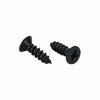 Picture of TPOHH 100 PCS Black Oxide #8 X 5/8 inch Flat Head Phillips 18/8 (A2) Stainless Steel Wood Screws, Fully Threaded