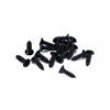 Picture of TPOHH 100 PCS Black Oxide #8 X 5/8 inch Flat Head Phillips 18/8 (A2) Stainless Steel Wood Screws, Fully Threaded