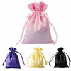 Picture of Boshen 25/50/100/200PCS Satin Gift Bags Jewelry Candy Pouches Drawsting Pouch Wedding Brithday Party Xmas Halloween Festival Favor DIY Bags 3"x4"