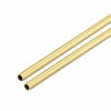 Picture of uxcell Brass Round Tube, 300mm Length 4.5mm OD 0.5mm Wall Thickness, Seamless Straight Pipe Tubing 2 Pcs