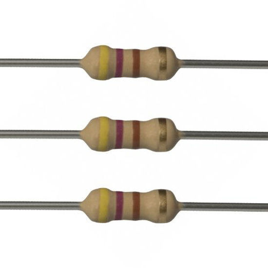 Picture of E-Projects 250EP514470R 470 Ohm Resistors, 1/4 W, 5% (Pack of 250)