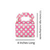 Picture of Hot Pink Polka Dot Favor Boxes (12 Pack) - Small Candy Favor Boxes, Bright Pink Boxes, Party Supplies