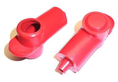 Picture of Fastronix 3/16" Small Stud Terminal Covers Red