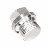 Picture of Joywayus Stainless Steel Outer Hex Head Flange Pipe Fitting Plug Oxygen O2 Sensor Bung M18x1.5 Thread