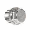 Picture of Joywayus Stainless Steel Outer Hex Head Flange Pipe Fitting Plug Oxygen O2 Sensor Bung M18x1.5 Thread