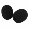 Picture of BQLZR 8mm Dia Black Wind Shield Foam Mic Cover for Loudspeaker Lapel Microphone Headset Microphone EY-M05 Pack of 10